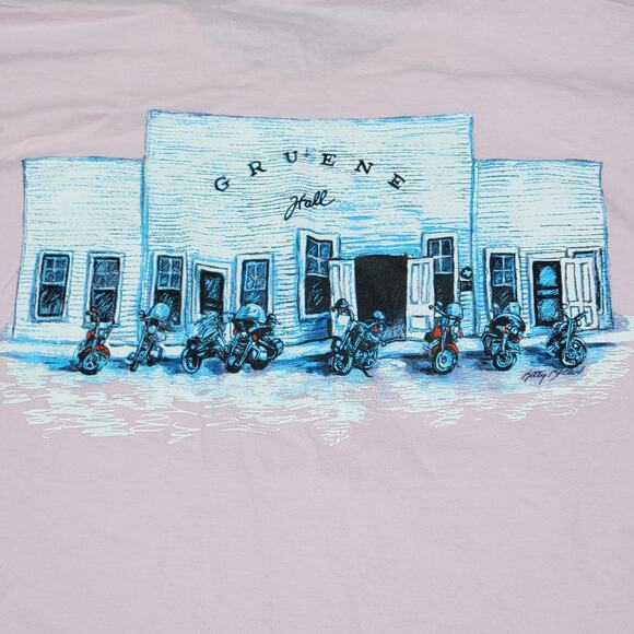 Gruene Hall Pink Tee "Texas' Oldest Dance Hall" - Size  XL - Picture 2 of 5